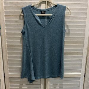 Bobeau Sleeveless Blue Tank Top